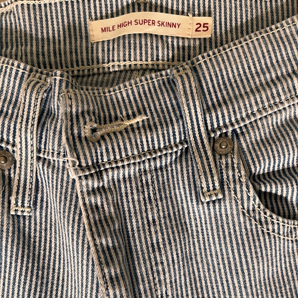 Levi's Jeans | Levis Mile High Super Skinny Pinstripe Jean